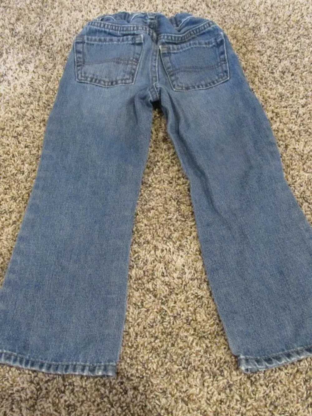 Place Play Jeans Toddler Boys Size 5 Bootcut Blue Denim Elastic Adjustable Pants